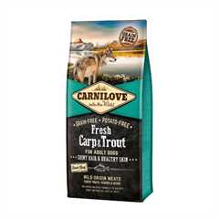 Carnilove Fresh Adult Grain Free Dry Dog Food - Carp & Trout